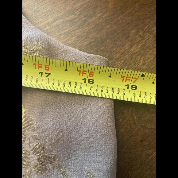 LOFT Elegant Printed Blouse with Tie Detail - Size M - Picture 8 of 8